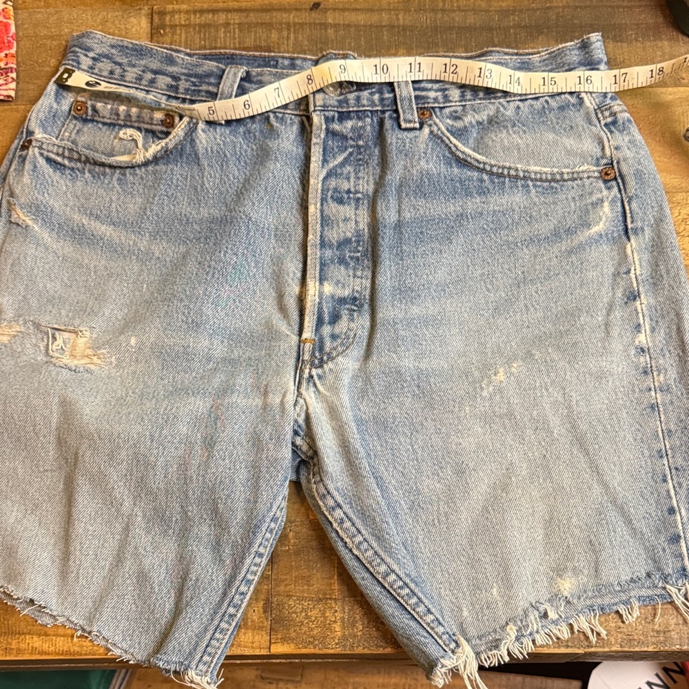 Vintage Levi’s Cutoffs Blue Denim Shorts